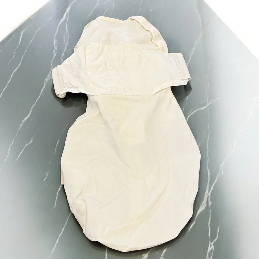 Happiest Baby 100% Organic SNOO Sleep Sack Size Med (12-18 Lbs) Ivory/Off White